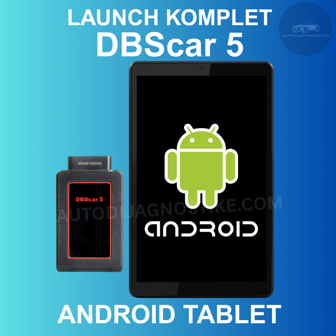 Launch DBSCAR 5 X431 Komplet Sa Tabletom Instalirano i Povezano DBS5 DBS 5 Auto Dijagnostika