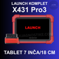 Launch X431 Pro3 Komplet Sa Tabletom Instalirano i Povezano Auto Dijagnostika