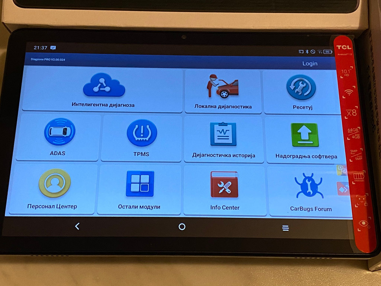Launch GOLO 3 Univerzalna Auto Dijagnostika + Tablet